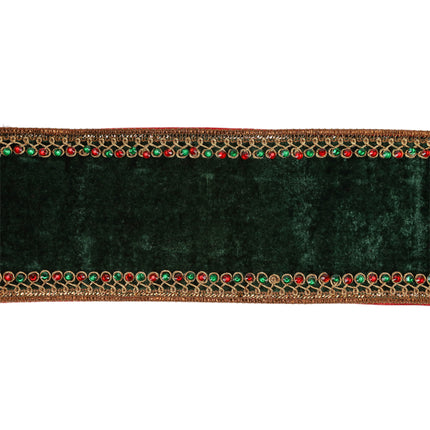 green velvet ribbon