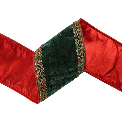 green velvet ribbon
