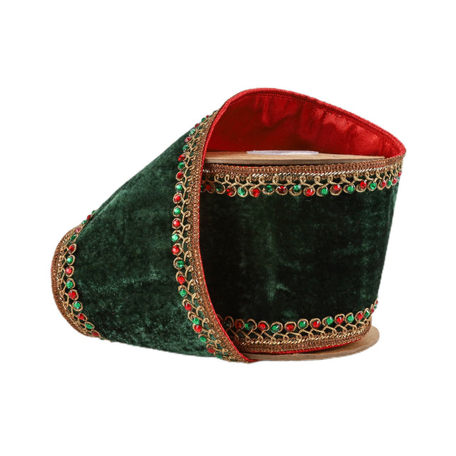 green velvet ribbon