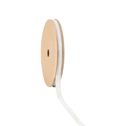 3/8" Velvet Ribbon | White | 10 Yard Roll LaRibbons and Crafts