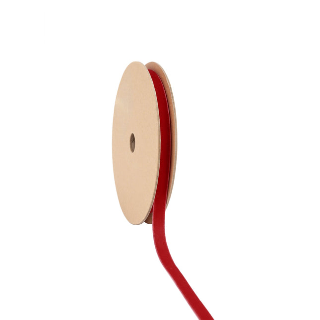 3/8" Velvet Ribbon | Scarlet | 10 Yard Roll LaRibbons and Crafts