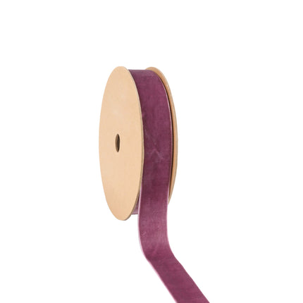 1" Velvet Ribbon | Plum | 10 Yard Roll LaRibbons and Crafts