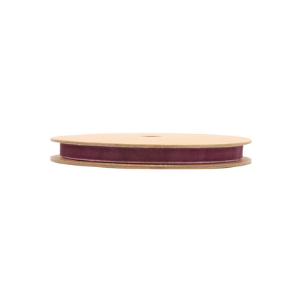 3/8" Velvet Ribbon | Plum | 10 Yard Roll LaRibbons and Crafts
