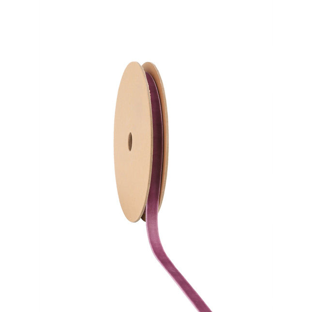 3/8" Velvet Ribbon | Plum | 10 Yard Roll LaRibbons and Crafts