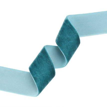 1" Velvet Ribbon | Peacock | 10 Yard Roll LaRibbons and Crafts