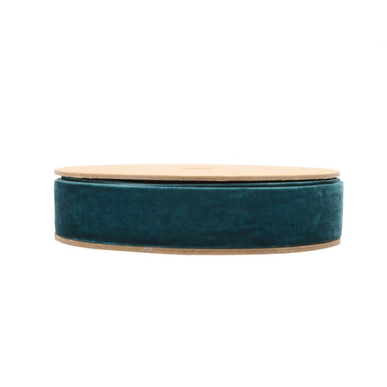 1" Velvet Ribbon | Peacock | 10 Yard Roll LaRibbons and Crafts