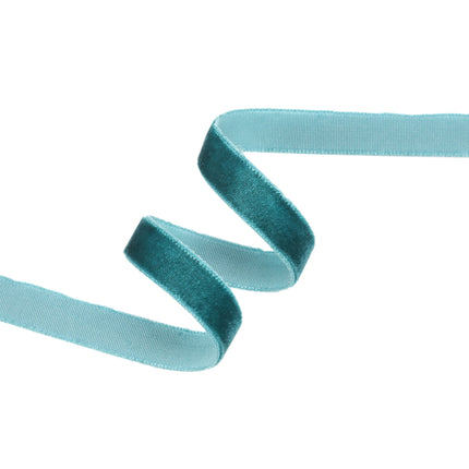 3/8" Velvet Ribbon | Peacock | 10 Yard Roll LaRibbons and Crafts