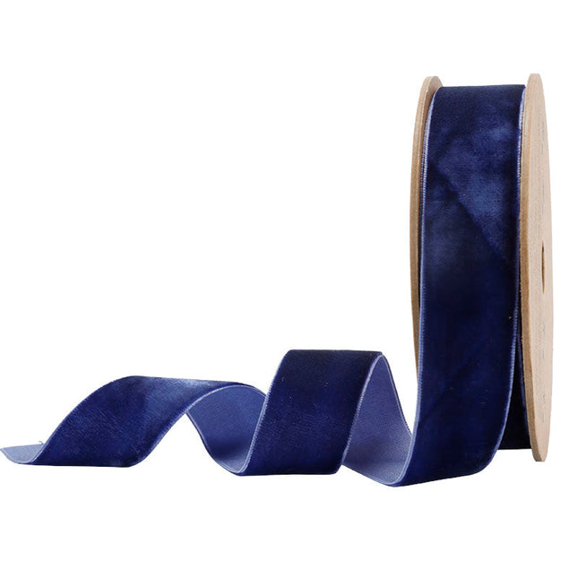 1" Velvet Ribbon | Navel |10 Yard Roll LaRibbons and Crafts
