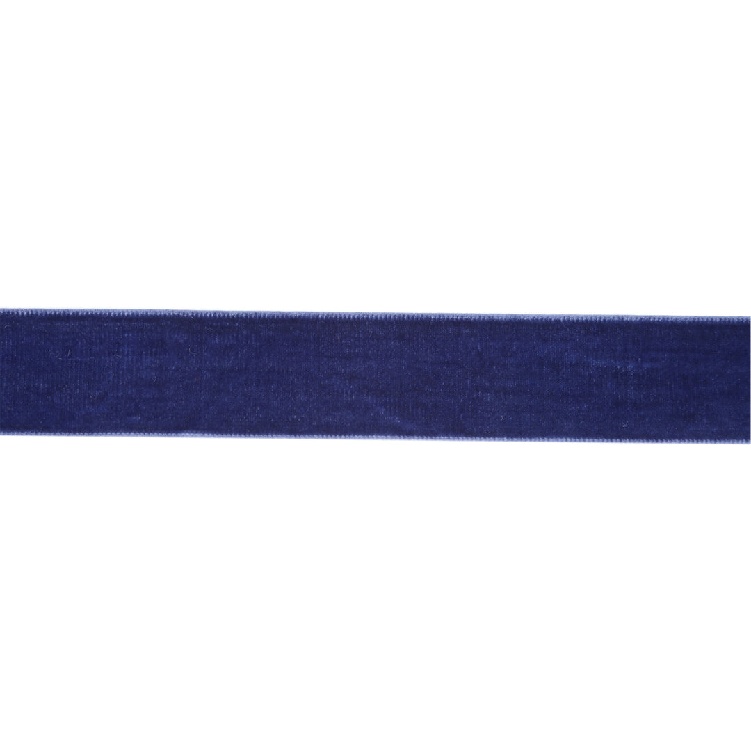 1" Velvet Ribbon | Navel |10 Yard Roll