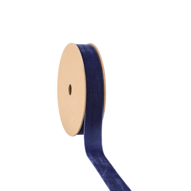 1" Velvet Ribbon | Navel |10 Yard Roll LaRibbons and Crafts