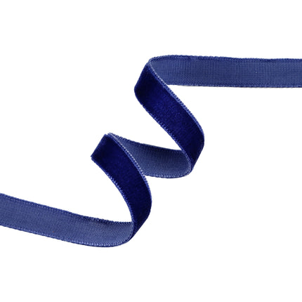 Deep Navy Blue American Flag Wired Ribbon with Premium Velvet Ribbon in Red/White/Blue/Gray |5 Rolls |50 Yards