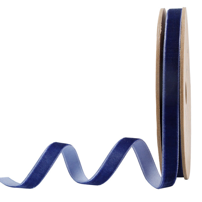 3/8" Velvet Ribbon | Navel | 10 Yard Roll LaRibbons and Crafts