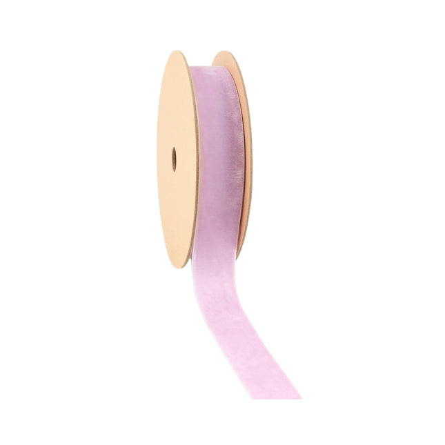 1" Velvet Ribbon | Lavender | 10 Yard Roll