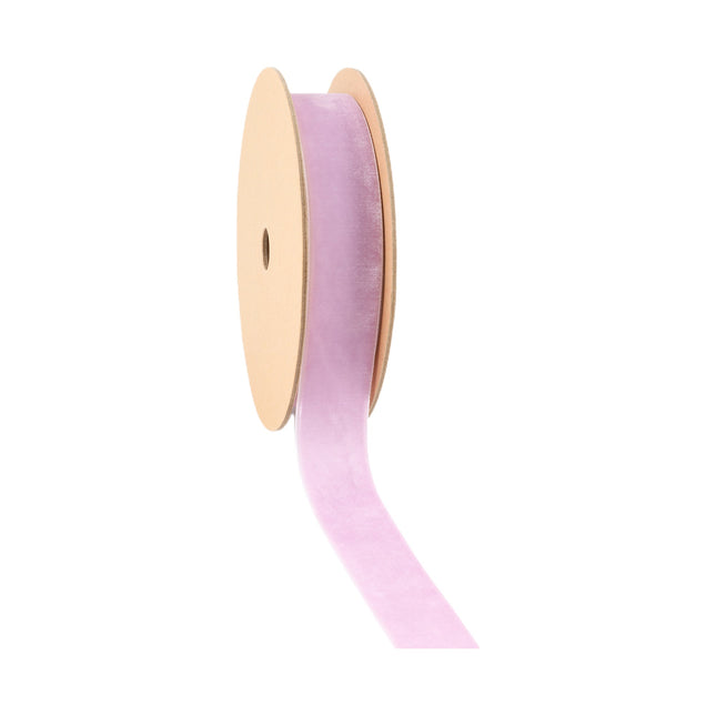 1" Velvet Ribbon | Lavender | 10 Yard Roll LaRibbons and Crafts