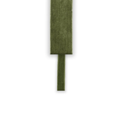 1" Velvet Ribbon | Olive | 10 Yard Roll LaRibbons and Crafts
