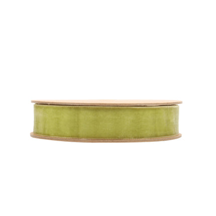 1" Velvet Ribbon | Bayleaf | 10 Yard Roll LaRibbons and Crafts