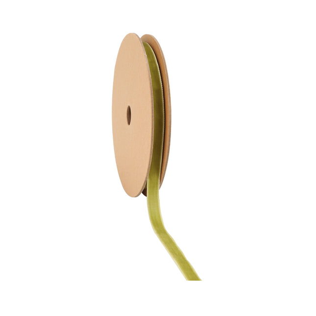 3/8" Velvet Ribbon | Bayleaf | 10 Yard Roll LaRibbons and Crafts