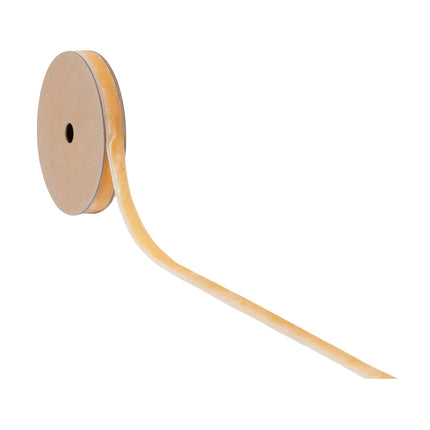 3/8" Velvet Ribbon | Gold | 10 Yard Roll LaRibbons Wholesale