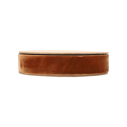 1" Velvet Ribbon | Cognac | 10 Yard Roll LaRibbons and Crafts