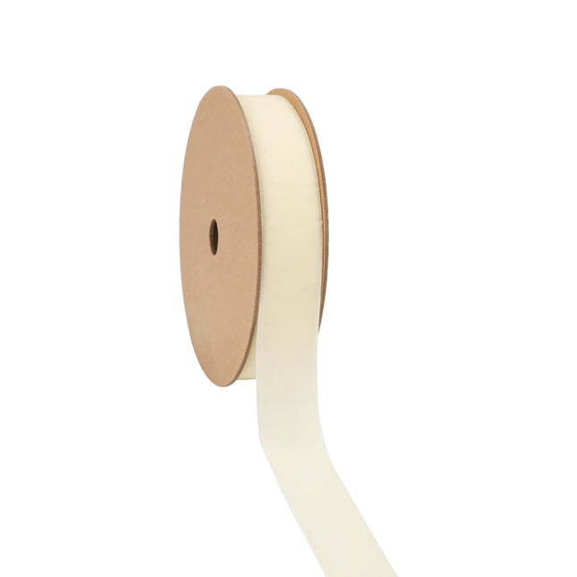 1" Velvet Ribbon | Parchment | 10 Yard Roll LaRibbons and Crafts