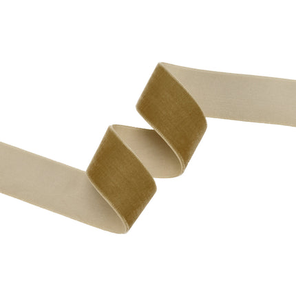 1" Velvet Ribbon | Mushroom | 10 Yard Roll LaRibbons and Crafts