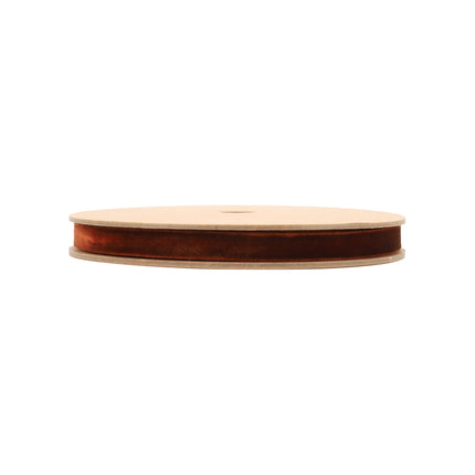 3/8" Velvet Ribbon | Gingerbread | 10 Yard Roll LaRibbons and Crafts