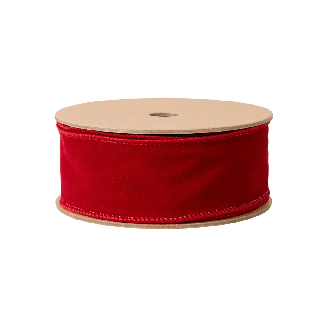 1 1/2" Wired Velvet Ribbon | Magenta | 10 Yard Roll LaRibbons and Crafts