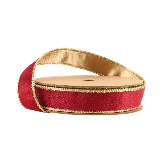 burgundy ribbon