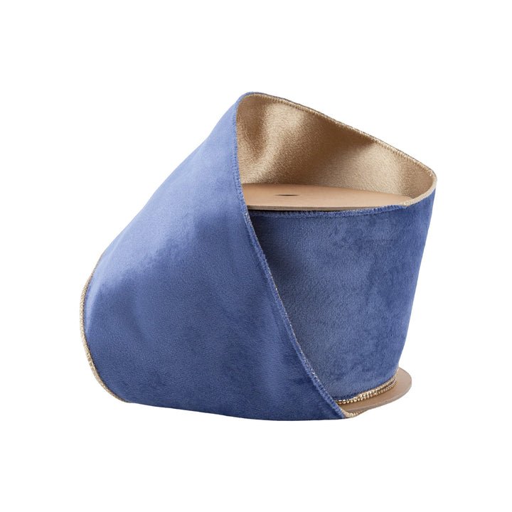 blue velvet ribbon