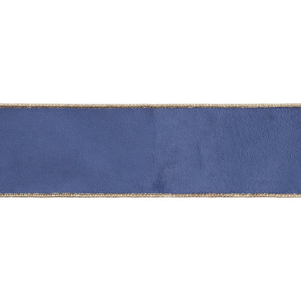 blue velvet ribbon