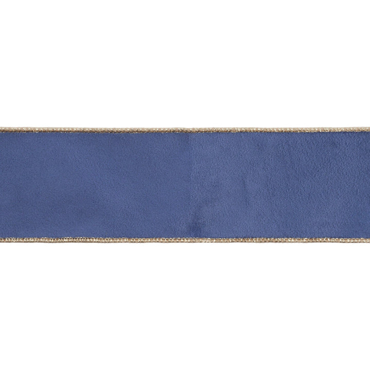 blue velvet ribbon