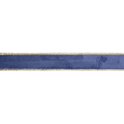 blue velvet ribbon