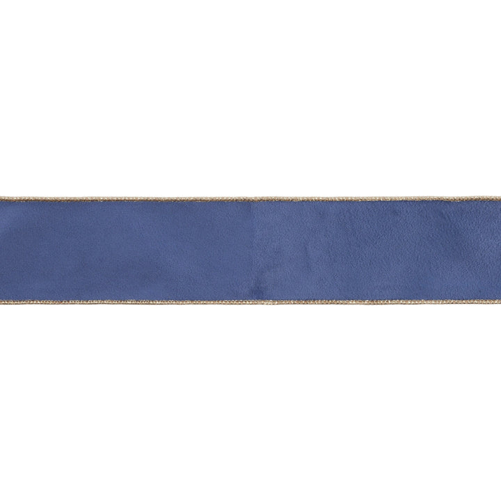 blue velvet ribbon