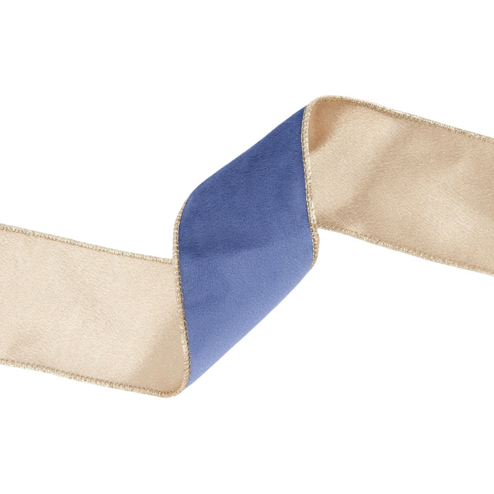 blue velvet ribbon