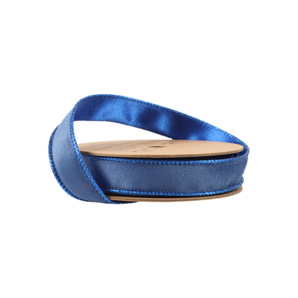 blue velvet ribbon