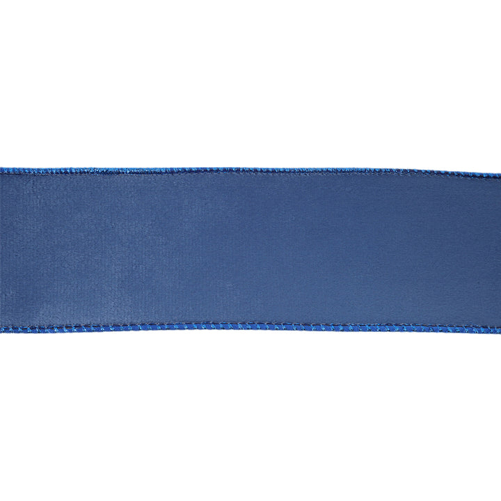 blue velvet ribbon