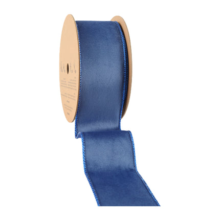 blue velvet ribbon