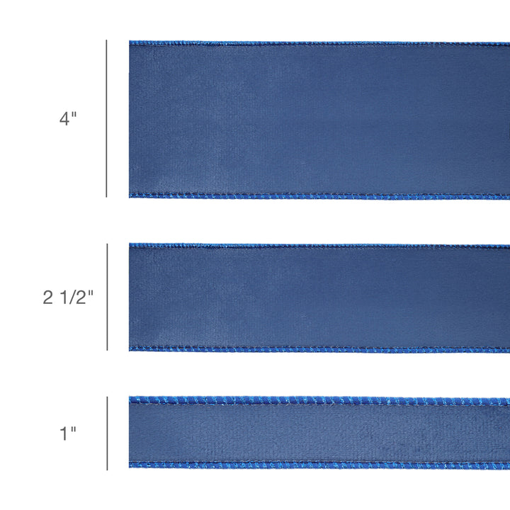 blue velvet ribbon