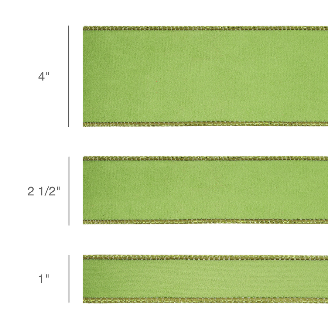 green velvet ribbon