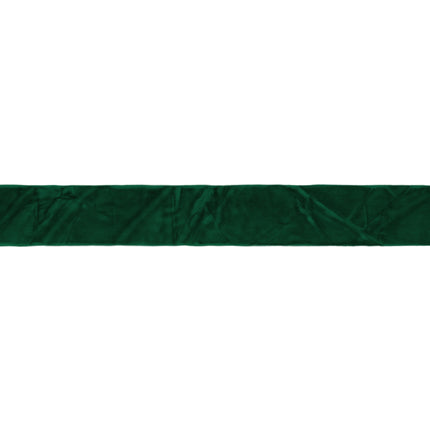 1" Crushed Velvet | Green | 10 Yard Roll LA Ribbons Wholesale