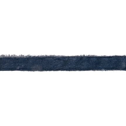 1 1/2" Frayed Velvet | Smoke Blue | 5 Yard Roll LaRibbons and Crafts