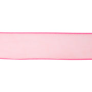 1 1/2" Wired Sheer Ribbon | Hot Pink | 50 Yard Roll
