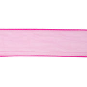 1 1/2" Wired Sheer Ribbon | Fuchsia | 50 Yard Roll