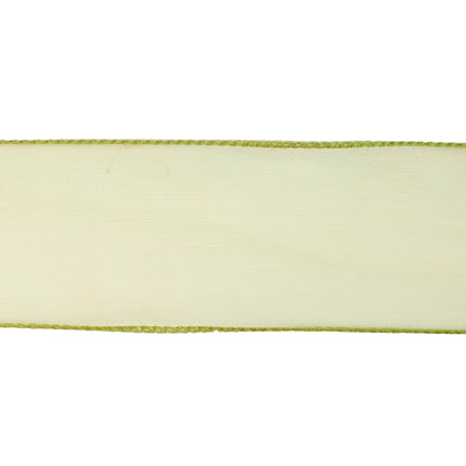2 1/2" Wired Sheer Ribbon | Apple | 50 Yard Roll LaRibbons and Crafts