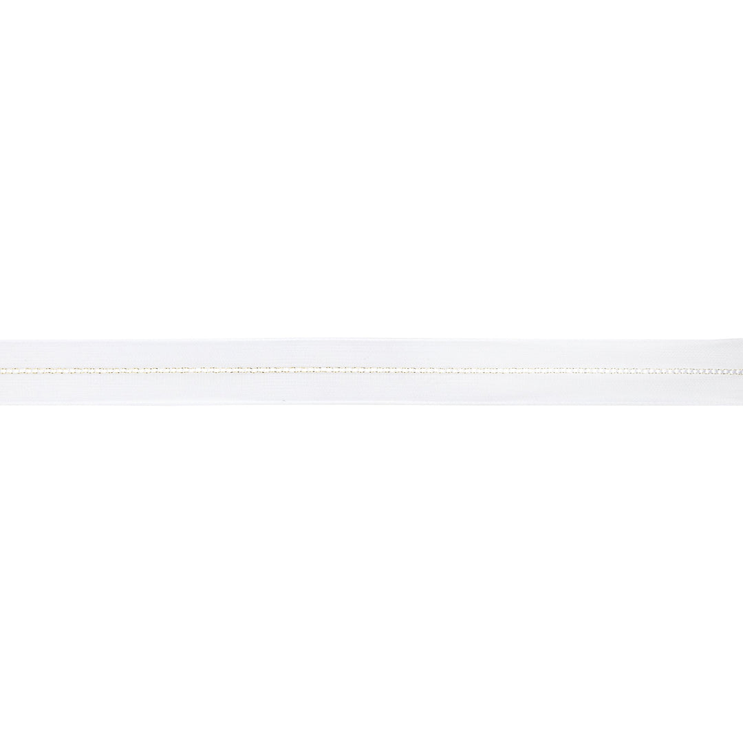 7/8" Sheer Wedding Ribbon | White | 20 Yard Roll