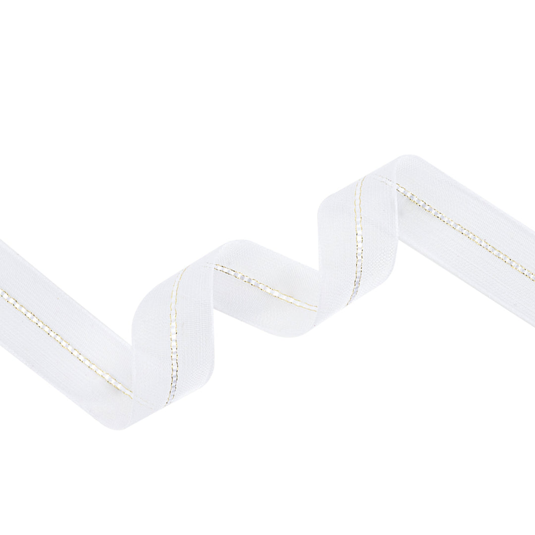 7/8" Sheer Wedding Ribbon | White | 20 Yard Roll