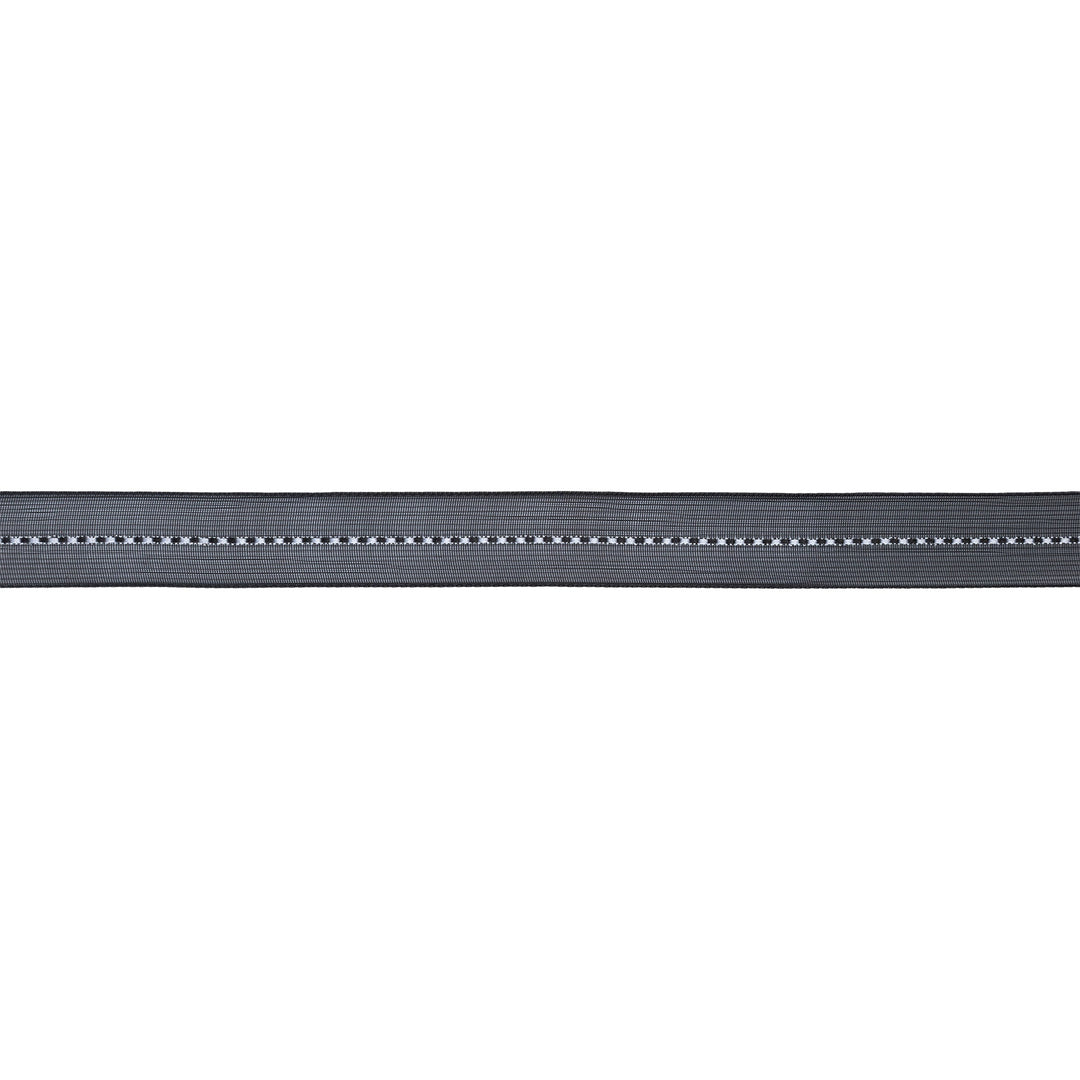 7/8" Sheer Wedding Ribbon | Black | 20 Yard Roll