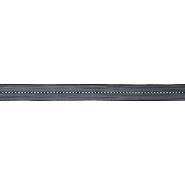 7/8" Sheer Wedding Ribbon | Black | 20 Yard Roll