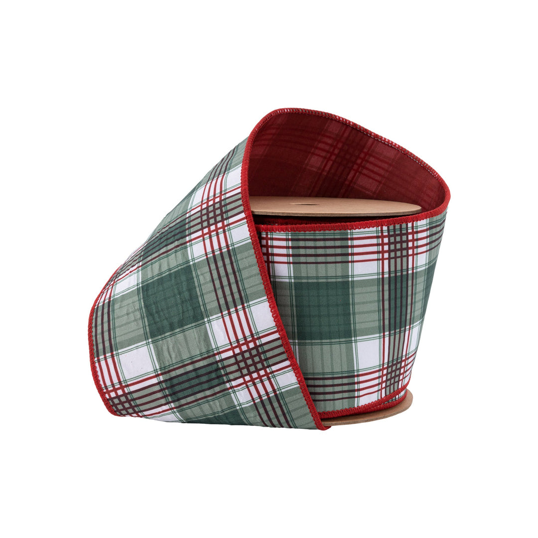 plaid christmas ribbon