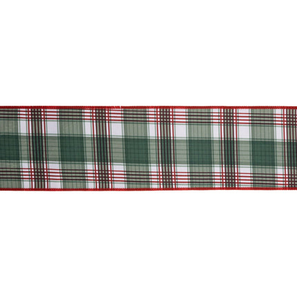 plaid christmas ribbon